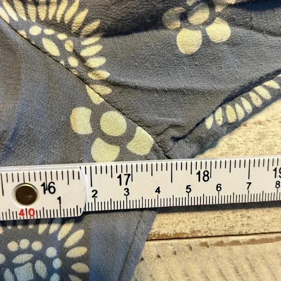 Women's Boden button up dress 8R Gray Polka dot Wedding casual event Boho Viscos - Picture 4 of 6